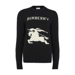 Cotton sweater with logo by BURBERRY