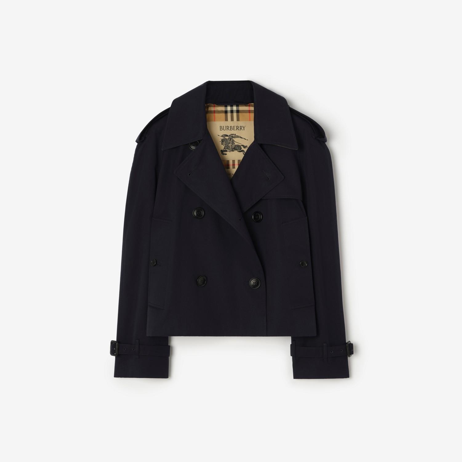 Cropped Gabardine Mayfair Trench Jacket by BURBERRY