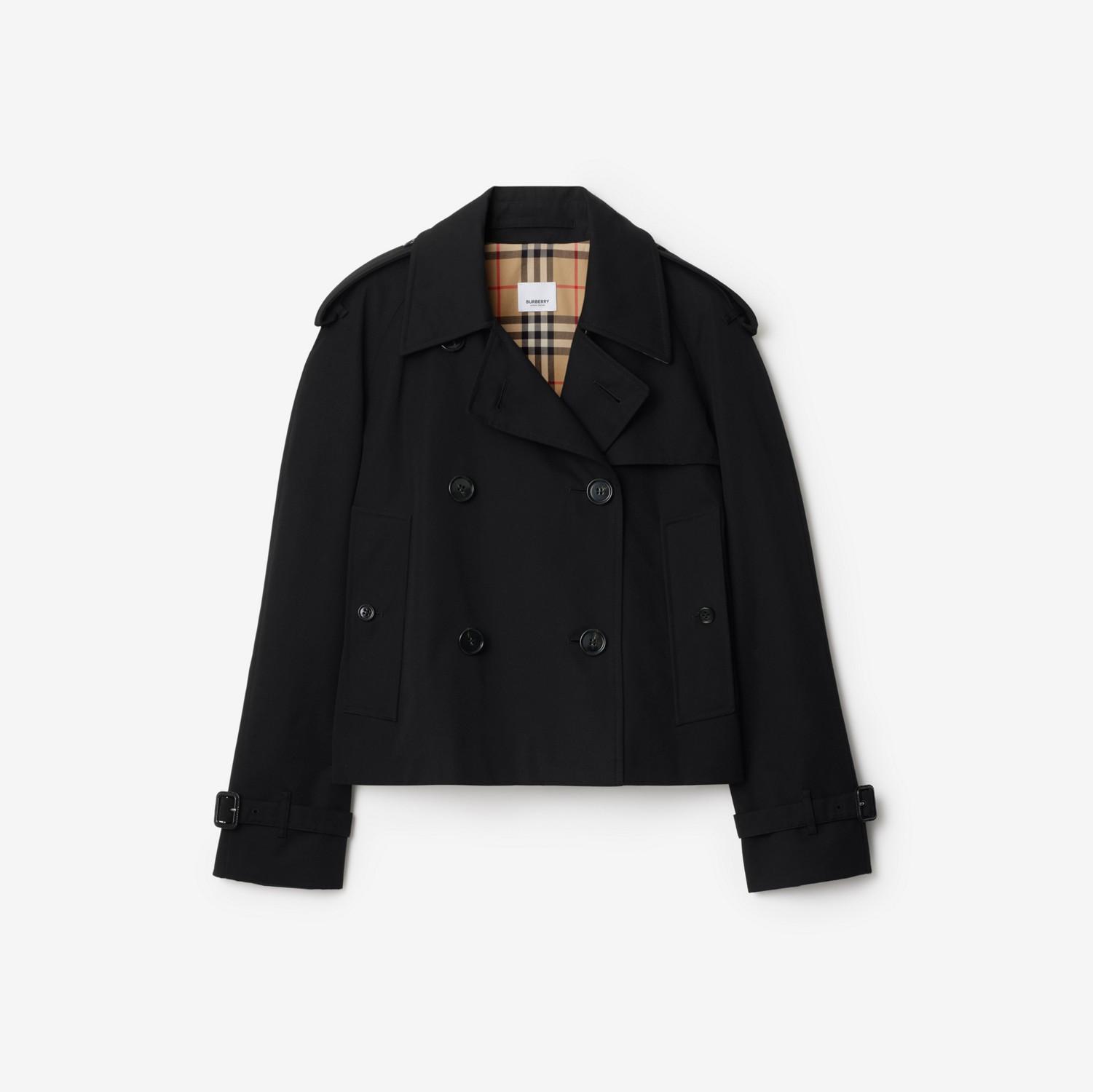 Cropped Gabardine Mayfair Trench Jacket by BURBERRY