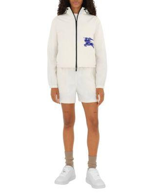 Cropped Nylon Hooded Jacket by BURBERRY