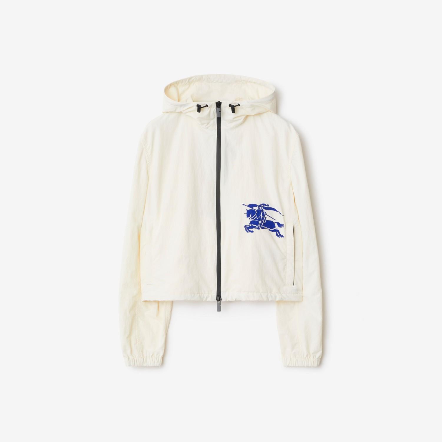 Cropped Nylon Hooded Jacket by BURBERRY