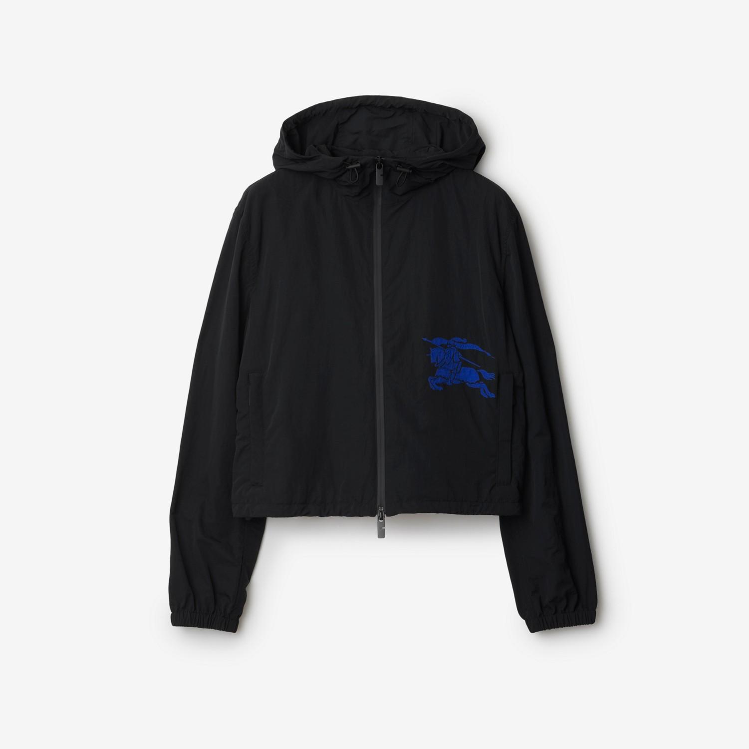 Cropped Nylon Hooded Jacket by BURBERRY
