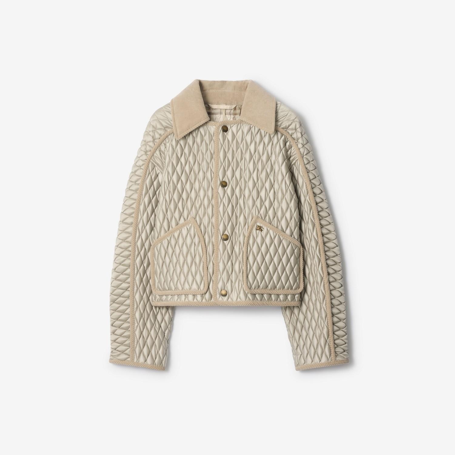 Cropped Quilted Nylon Floriston Jacket by BURBERRY