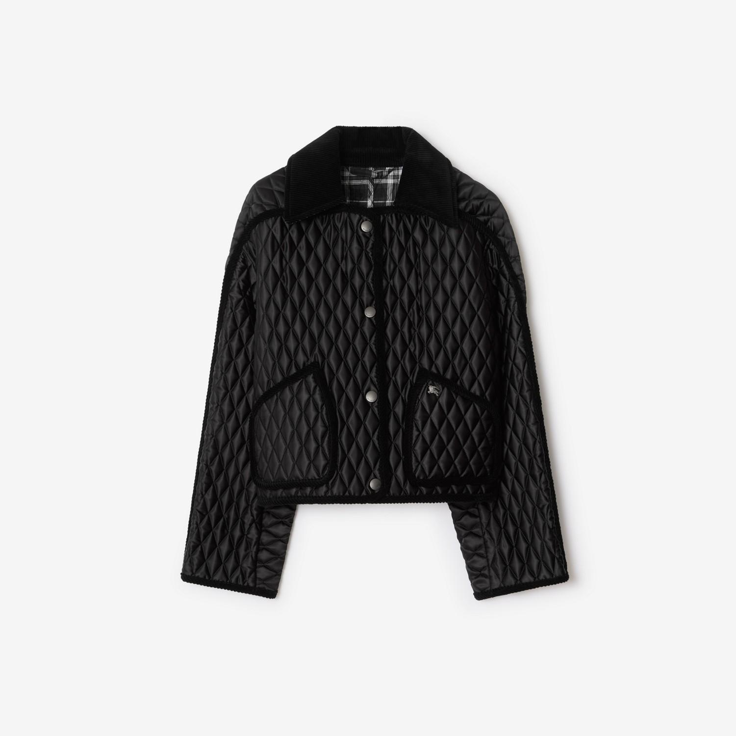 Cropped Quilted Nylon Floriston Jacket by BURBERRY