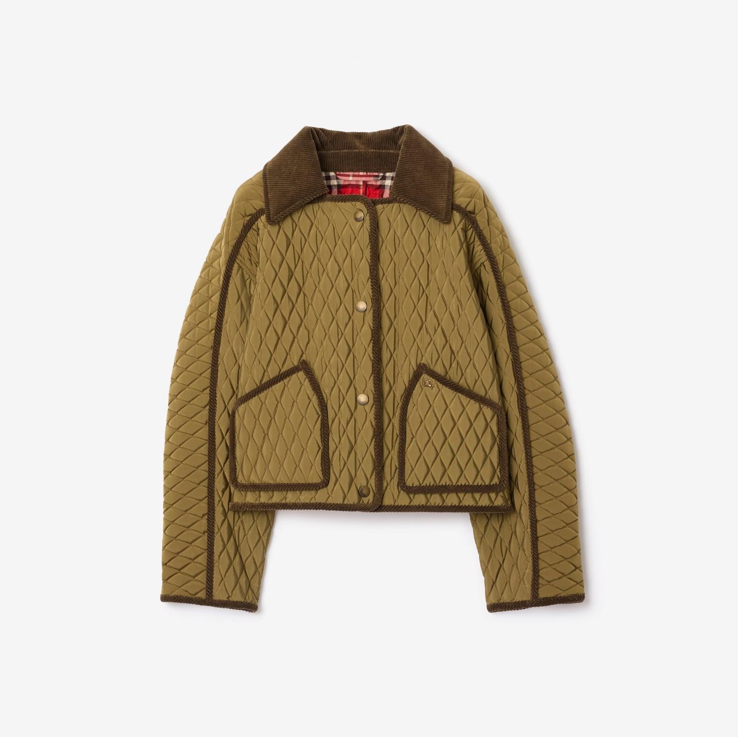 Cropped Quilted Nylon Floriston Jacket by BURBERRY