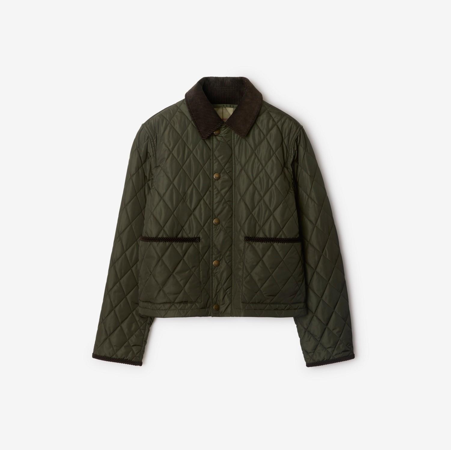 Cropped Quilted Nylon Jacket by BURBERRY