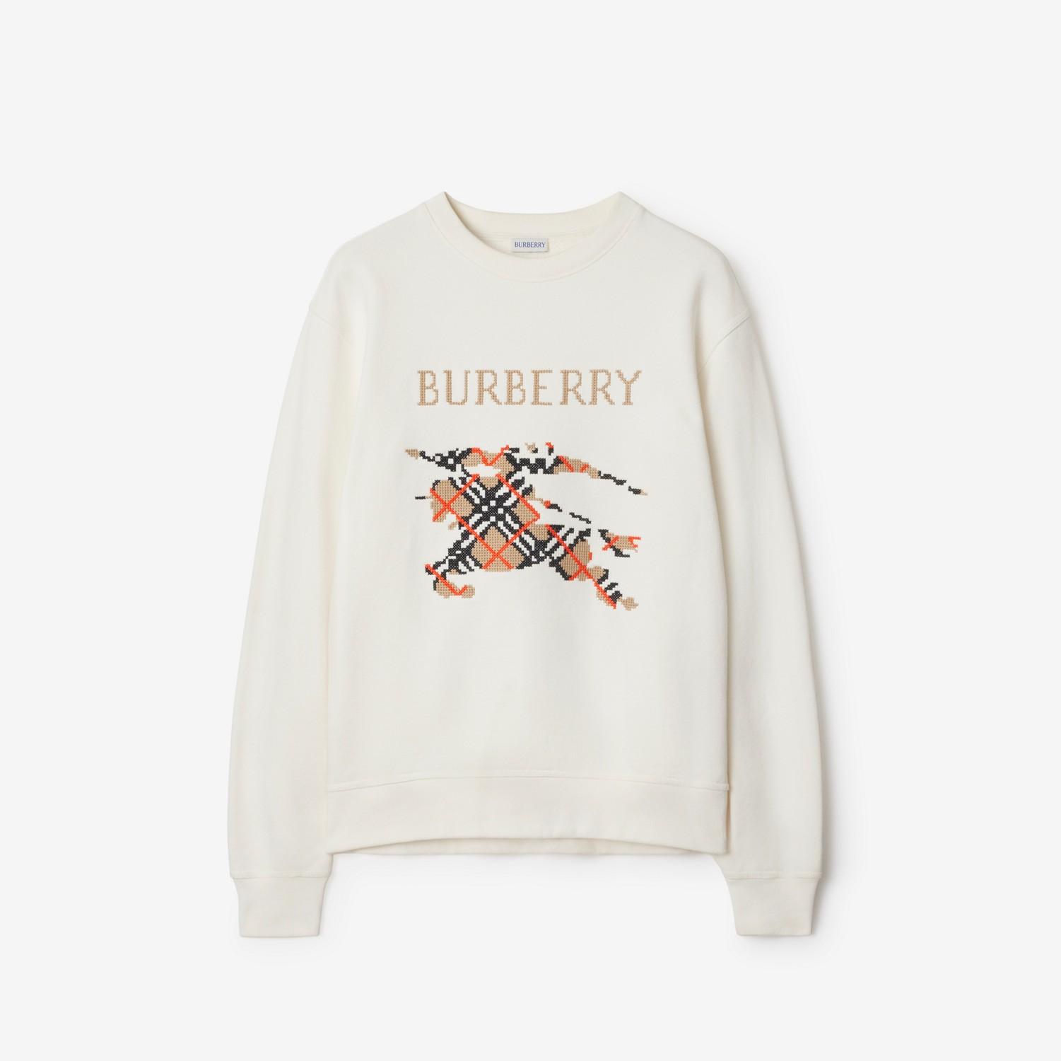 Cross Stitch EKD​ Cotton Sweatshirt by BURBERRY