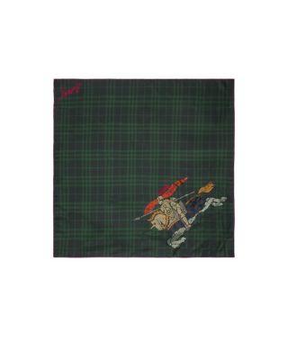 Crystal EKD Check Silk Scarf by BURBERRY