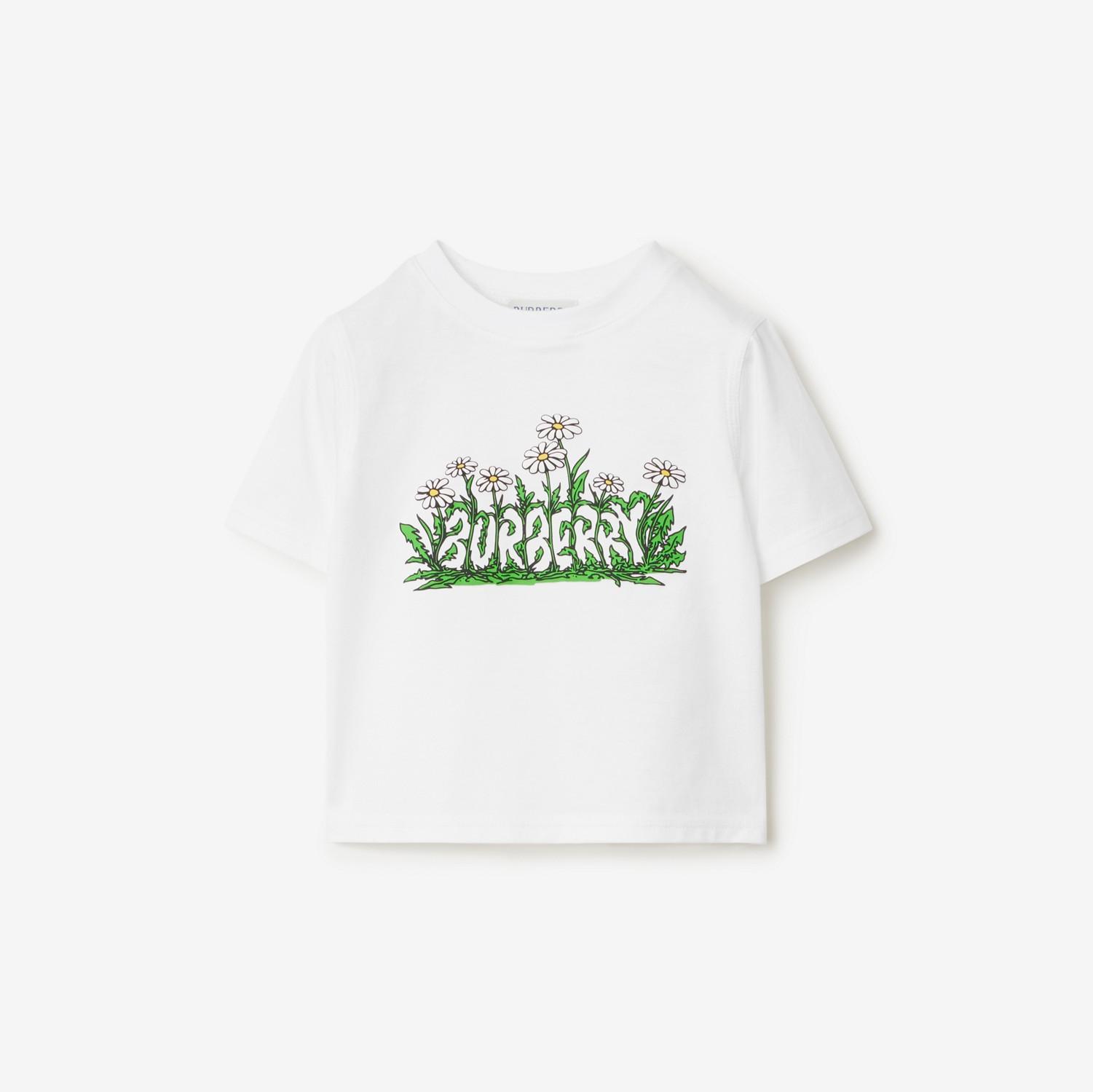 Daisy Logo Cotton T-shirt by BURBERRY