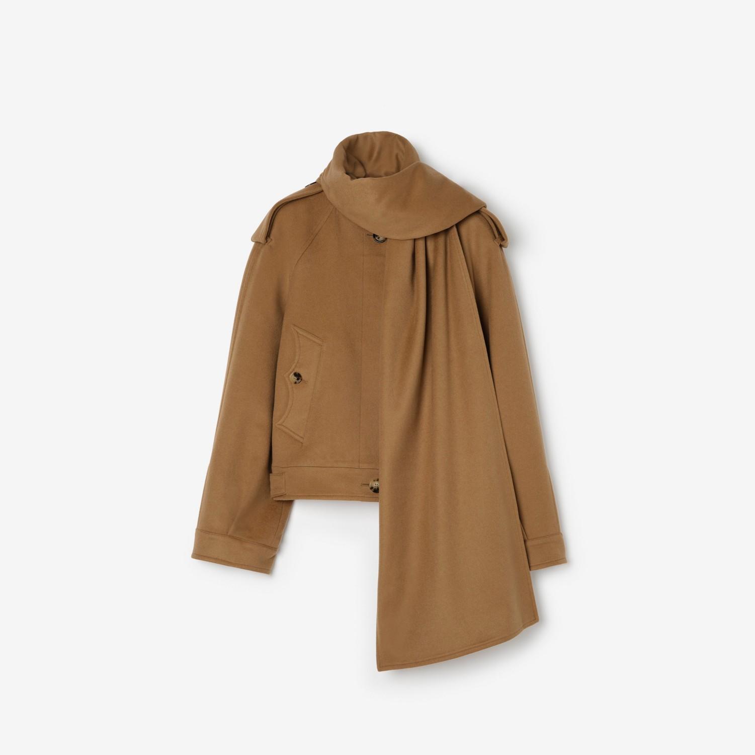 Detachable Scarf Cashmere Jacket by BURBERRY