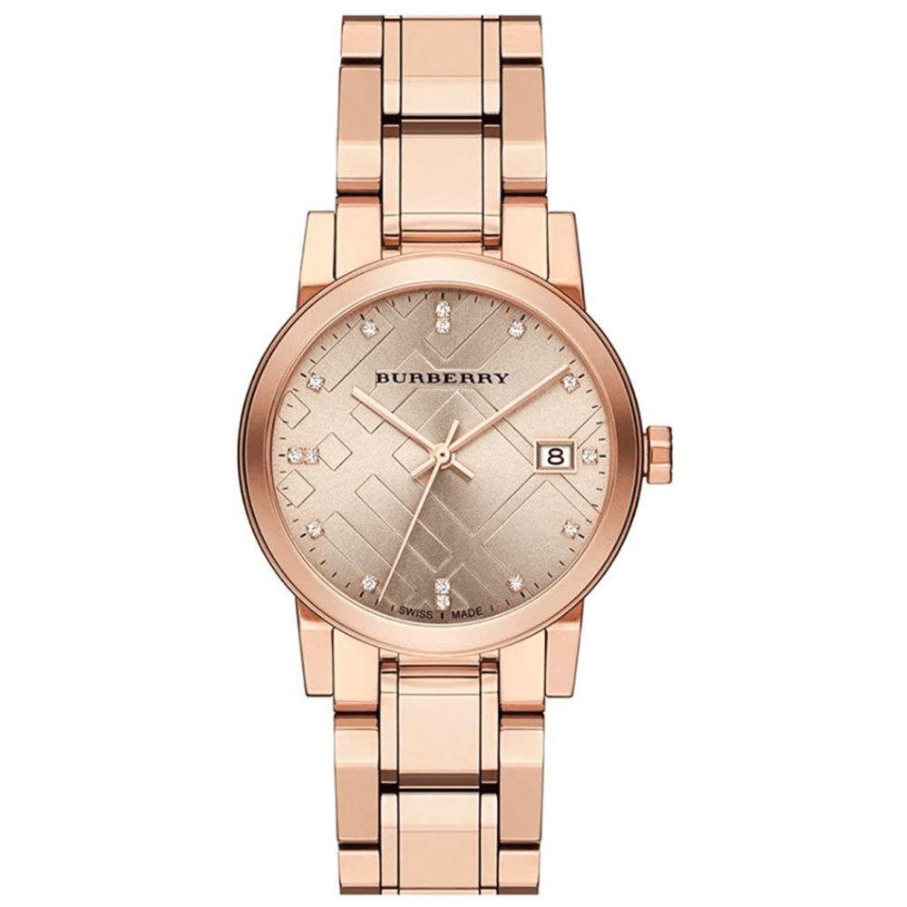 Diamond Check Stamped Watch by BURBERRY