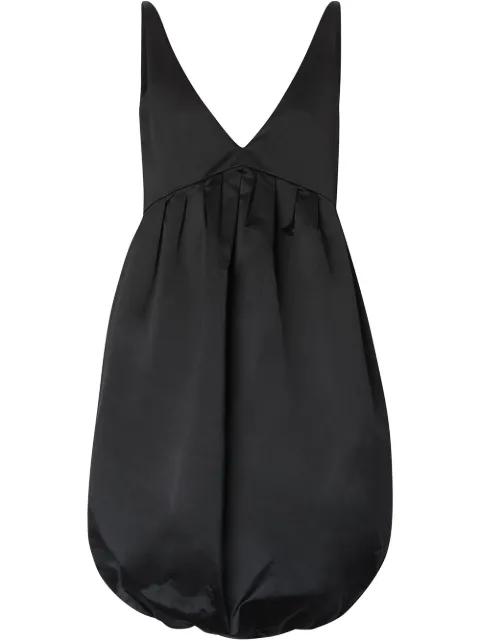 Duchess Satin Bubble Hem Dress by BURBERRY