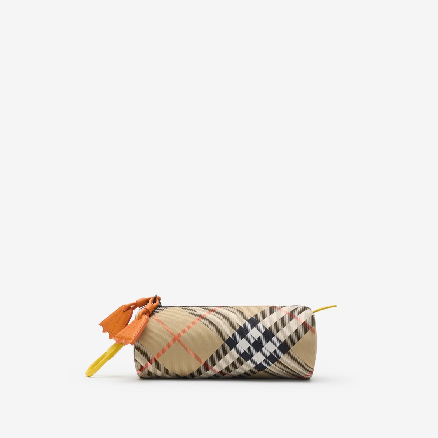 Duck Check Pencil Case by BURBERRY