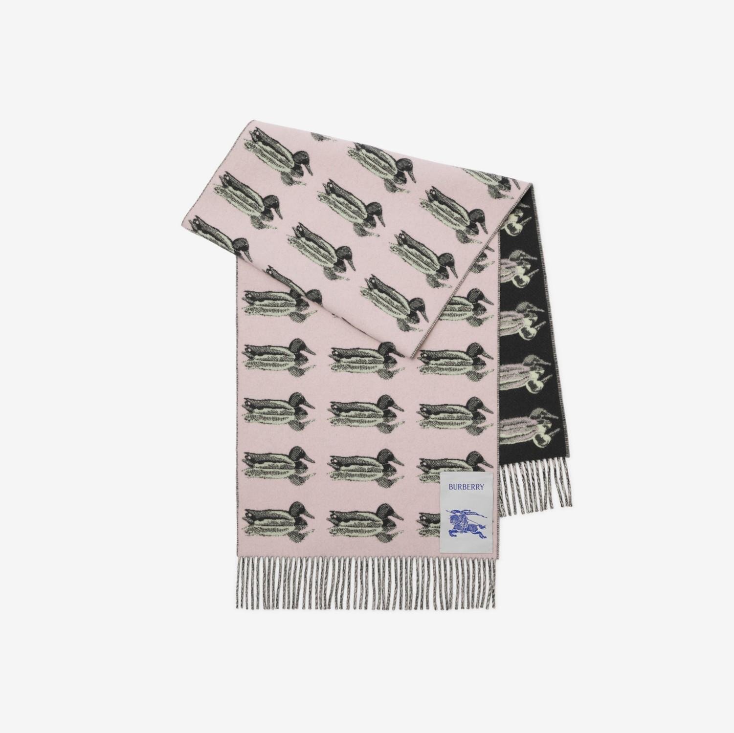 Duck Wool Cashmere Scarf by BURBERRY