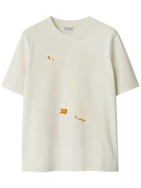 Duck cotton T-shirt by BURBERRY
