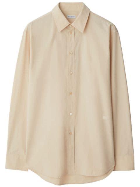 EDK-embroidered cotton shirt by BURBERRY