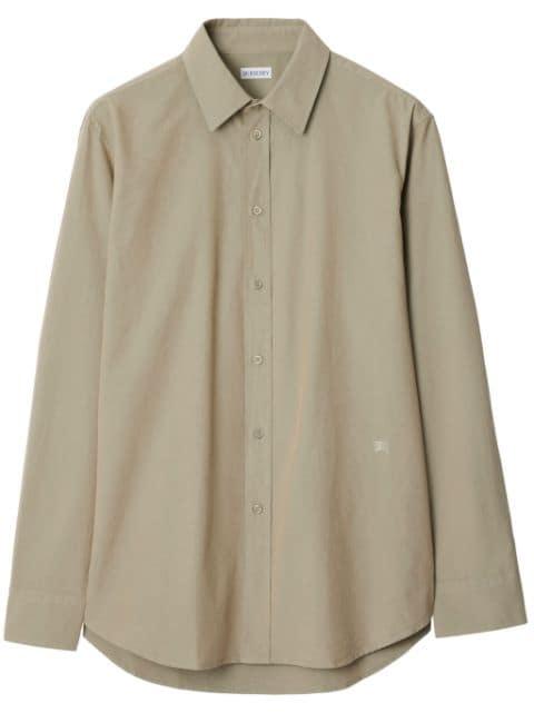 EDK-embroidered cotton shirt by BURBERRY