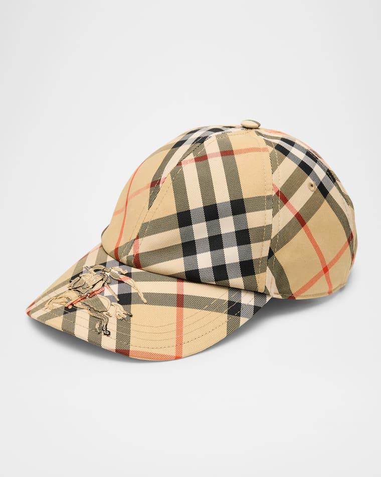 EKD Bias Check Baseball Cap by BURBERRY