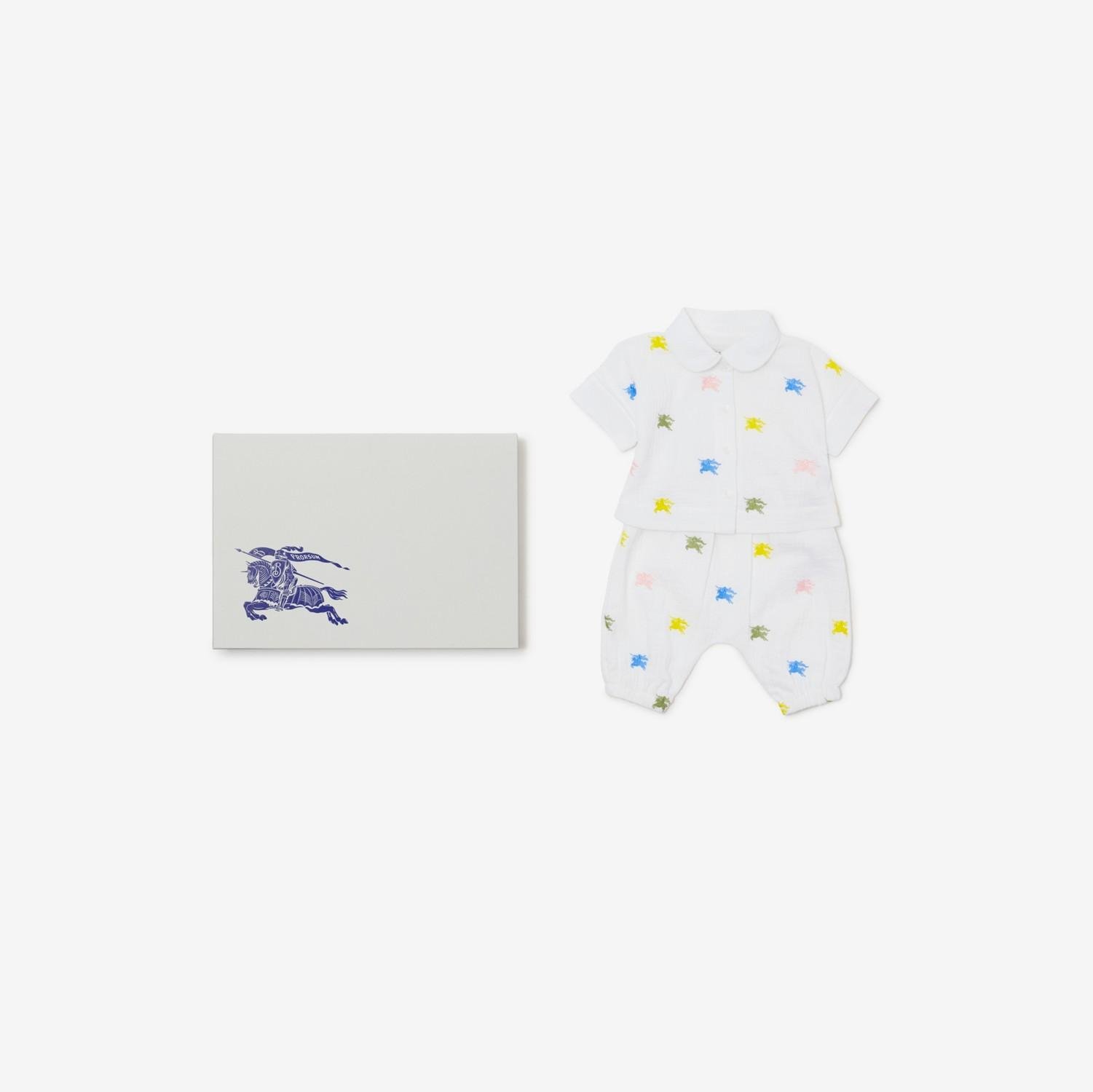 EKD Cotton Two-piece Baby Gift Set by BURBERRY
