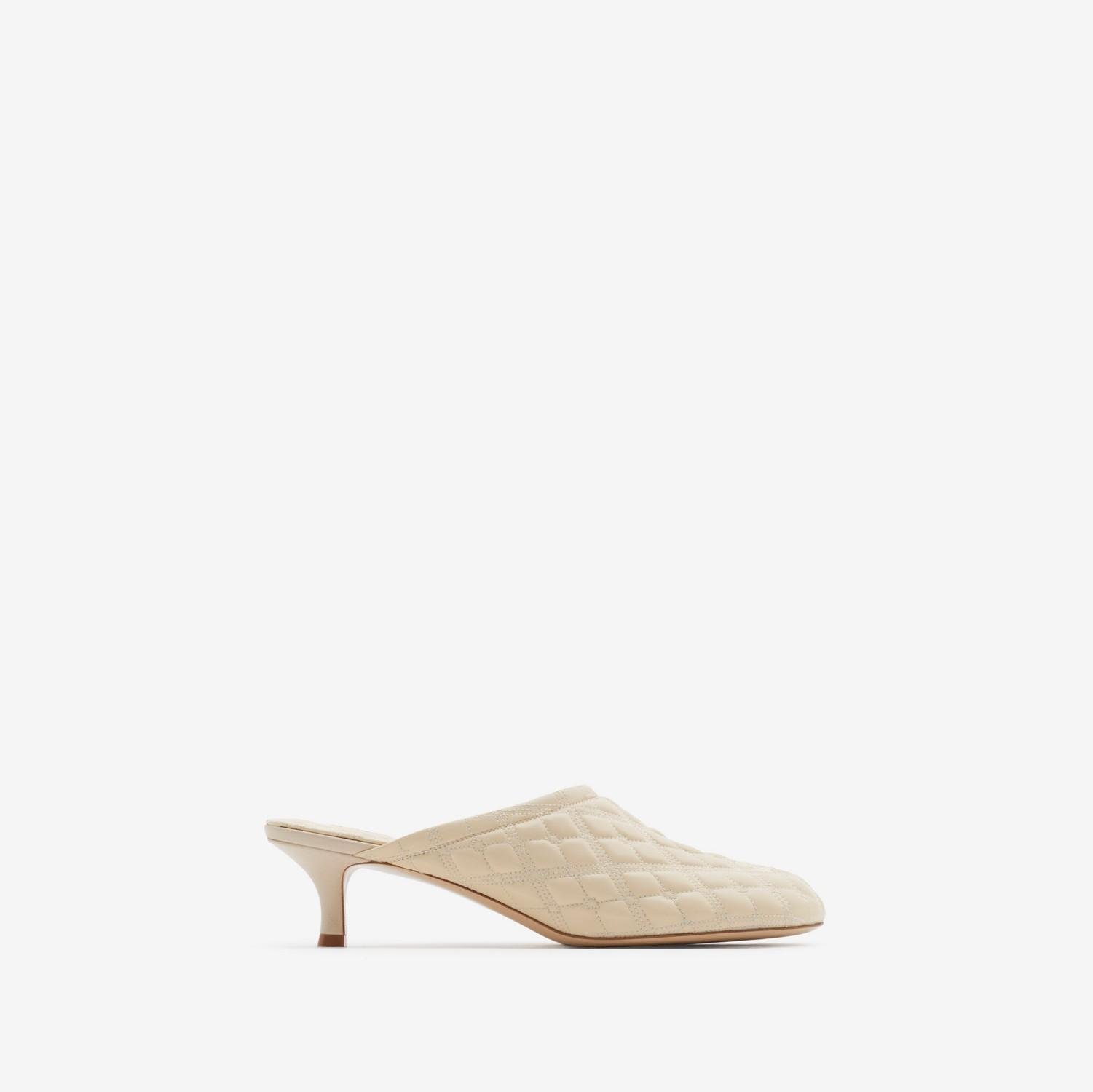 EKD Leather Baby Mules by BURBERRY