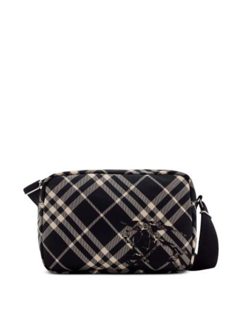 EKD-appliqué checked crossbody bag by BURBERRY