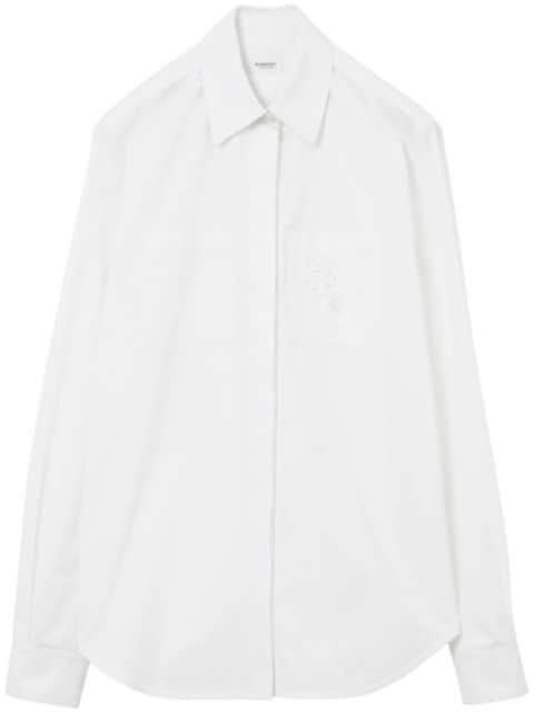 EKD broderie-anglaise cotton shirt by BURBERRY