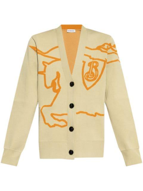 EKD cotton-blend cardigan by BURBERRY