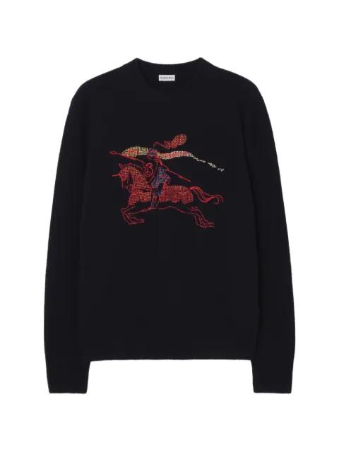 EKD cross-stitch sweater by BURBERRY