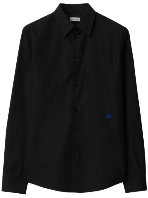 EKD-embroidered cotton shirt by BURBERRY