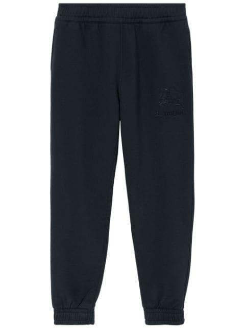 EKD-embroidered cotton track pants by BURBERRY