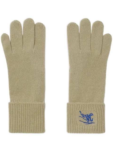 EKD-embroidered knitted gloves by BURBERRY
