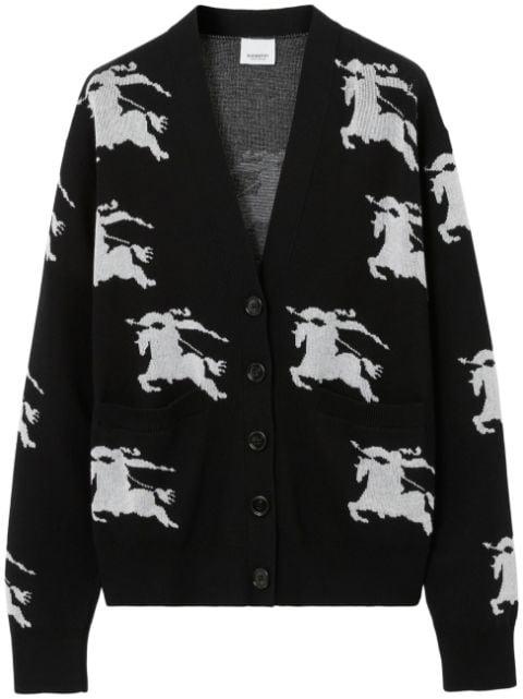EKD intarsia-knit cardigan by BURBERRY