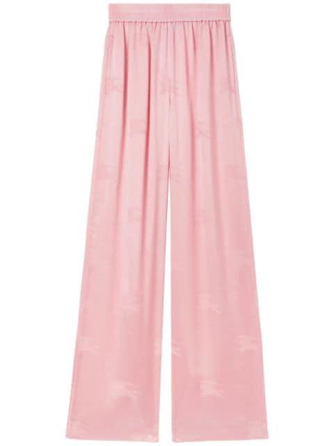 EKD jacquard wide-leg trousers by BURBERRY