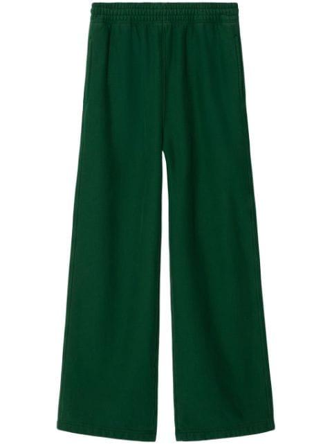 EKD logo-patch cotton track pants by BURBERRY