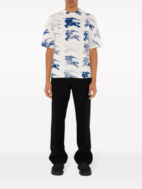 EKD stamp-print cotton T-shirt by BURBERRY