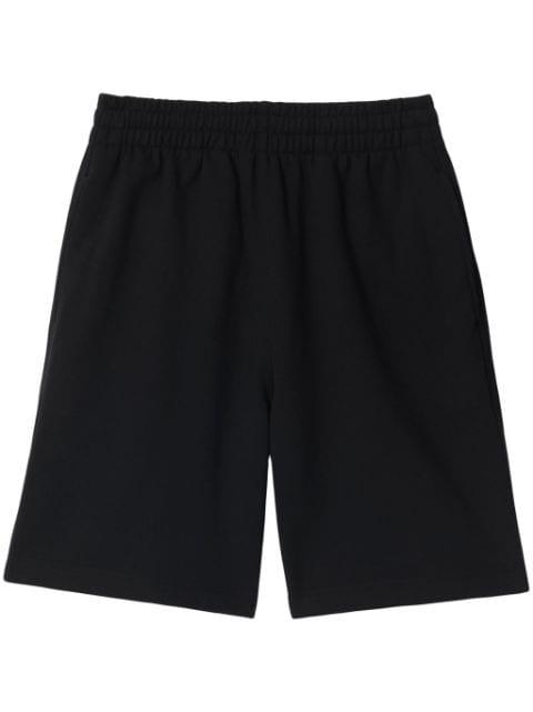 EKD straight-leg cotton shorts by BURBERRY
