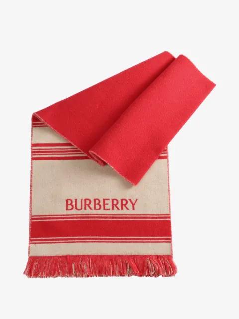 EKD striped wool scarf by BURBERRY