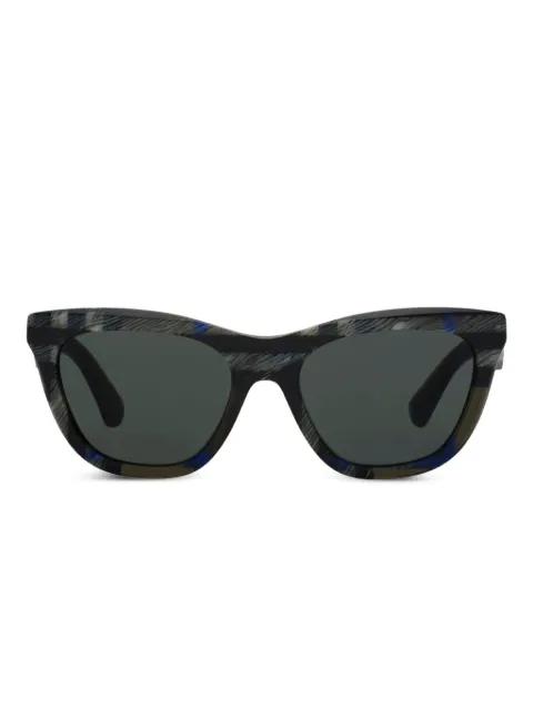 Code cat-eye sunglasses by BURBERRY EYEWEAR