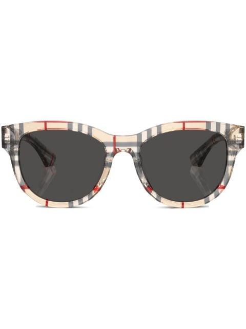 Vintage Check pantos-frame sunglasses by BURBERRY EYEWEAR