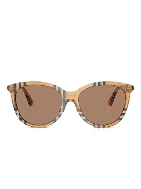 check-pattern sunglasses by BURBERRY EYEWEAR