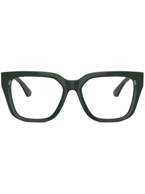 logo-plaque square-frame glasses by BURBERRY EYEWEAR