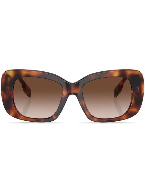 logo-print square-frame sunglasses by BURBERRY EYEWEAR