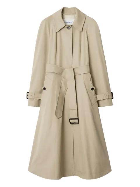 Ellingham raglan-sleeve belted trench coat by BURBERRY