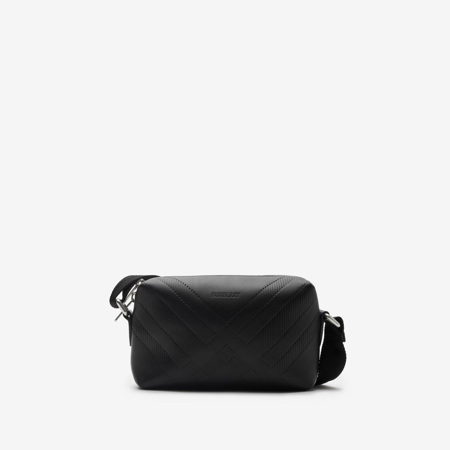 Embossed Check Crossbody Bag by BURBERRY