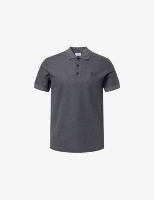 Embroidered-Logo Cotton Polo Shirt by BURBERRY