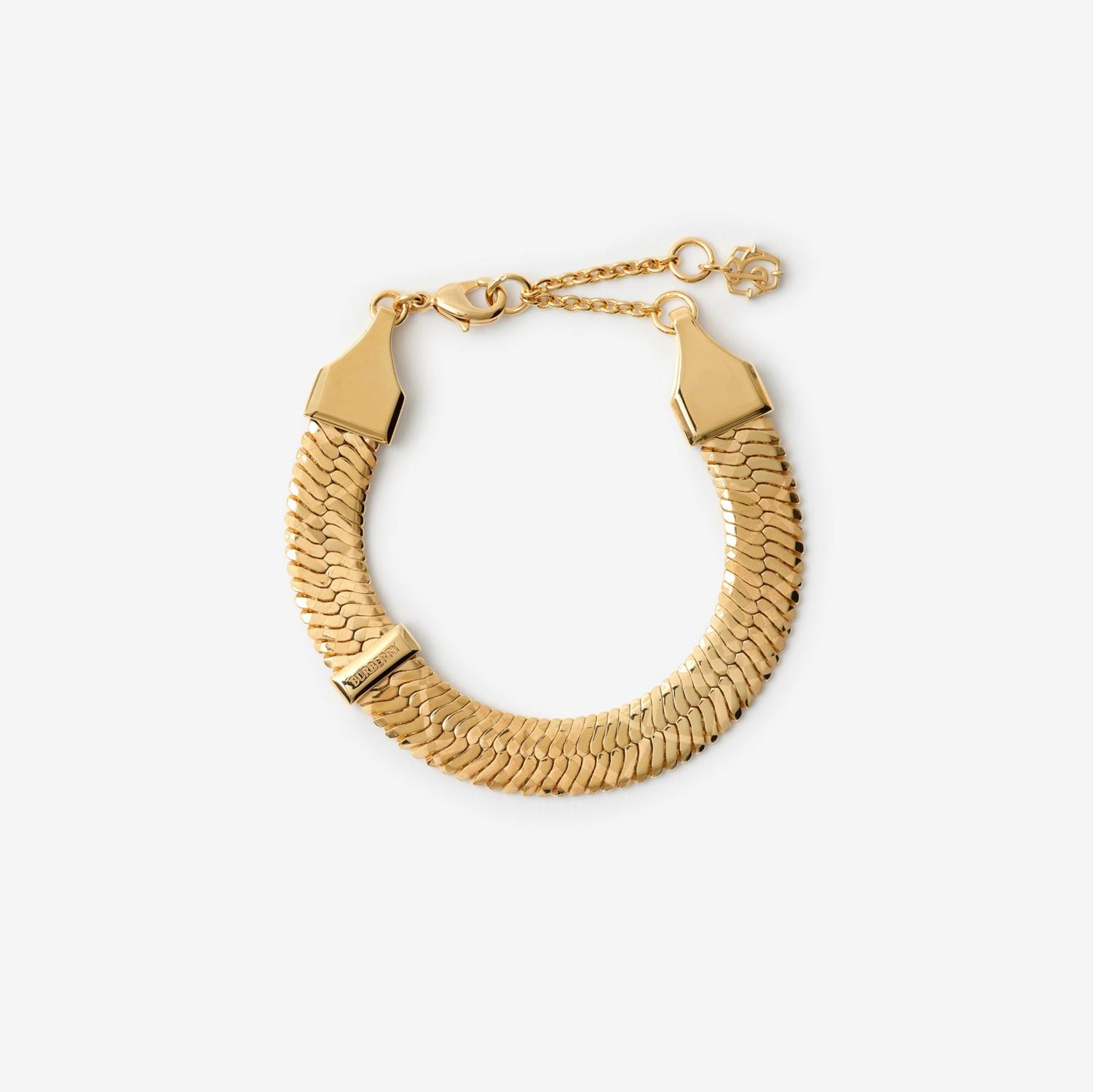 Engraved Check Bracelet by BURBERRY