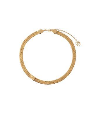 Engraved Check Necklace by BURBERRY