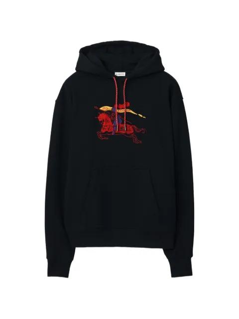 Equestrian Knight Design cotton hoodie by BURBERRY