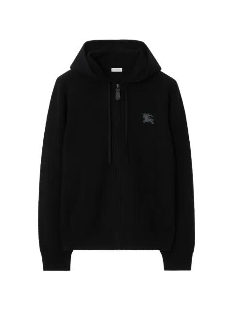 Equestrian Knight Design zip wool hoodie by BURBERRY