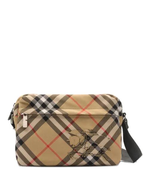 Equestrian Knight-appliqué messenger bag by BURBERRY